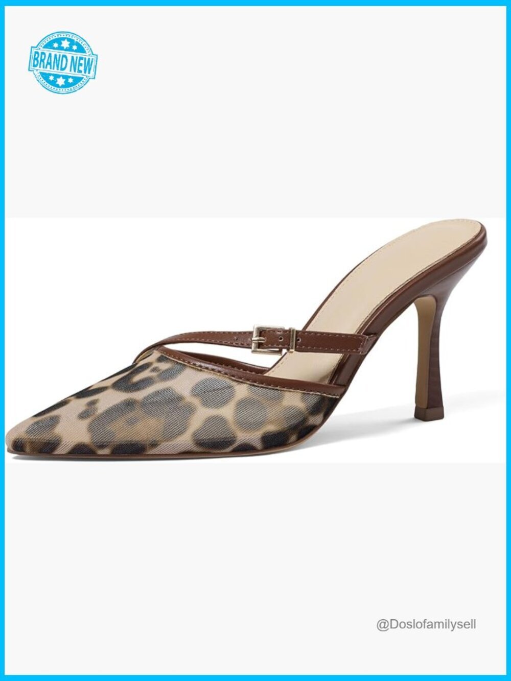Kitten Heel Mules Pointed Toe Slingback Dress Heels Stiletto Pumps